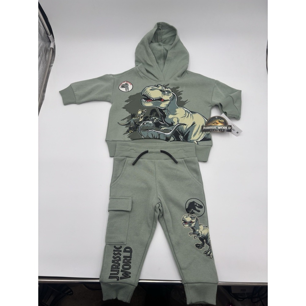 Jurassic World Hoodie & Pants Set Boys Size 12 Months